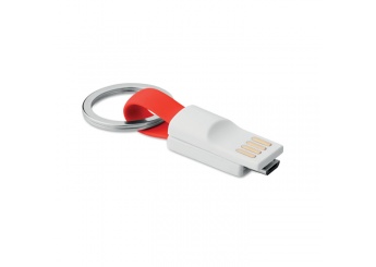 Cabo porta-chaves micro usb.