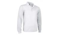 Polo de manga Comprida 220gr/m2 PREDATOR Adulto Branco