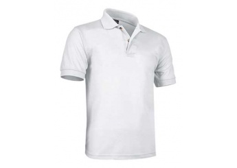 Polo Manga Curta 220gr/m2 PATROL Adulto Branco