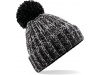 Gorro com pompom em malha em twist