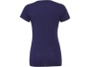 T-shirt de senhora com decote redondo Triblend