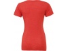 T-shirt de senhora com decote redondo Triblend