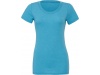 T-shirt de senhora com decote redondo Triblend
