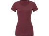 T-shirt de senhora com decote redondo Triblend