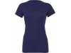 T-shirt de senhora com decote redondo Triblend