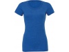 T-shirt de senhora com decote redondo Triblend