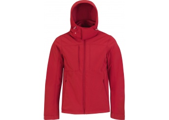 Casaco softshell de homem com capuz