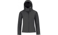 Casaco softshell de senhora com capuz