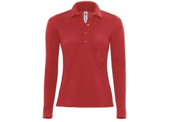 Polo piqu Safran de senhora de manga comprida SAFRAN LSL PURE WOMEN Cor