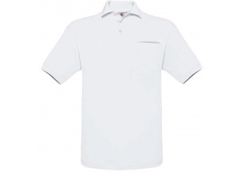 Polo piqu Safran com bolso SAFRAN POCKET Branco