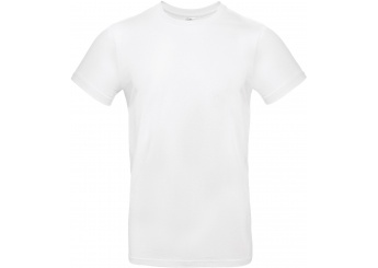 T-shirt de homem #E190 Branca 3XL 4XL 5XL