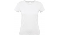 T-shirt de senhora #E150 Branca 3XL