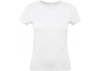 T-shirt de senhora #E150 Branca 3XL