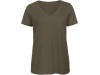 T-shirt Organic Inspire de senhora com decote em V Cores