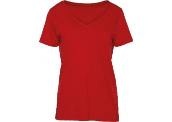 T-shirt Organic Inspire de senhora com decote em V Cores