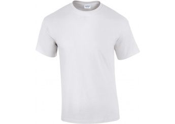 T-shirt de manga curta Ultra Cotton Natural Branco 3XL 4XL 5XL