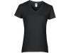T-shirt de senhora Premium decote em V Premium Cotton Ladies V-Neck Cores