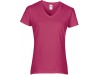 T-shirt de senhora Premium decote em V Premium Cotton Ladies V-Neck Cores