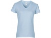 T-shirt de senhora Premium decote em V Premium Cotton Ladies V-Neck Cores