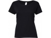 T-shirt de senhora com decote  barco Cores