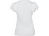 T-shirt de senhora com decote em V SOFT STYLE LADIES V-NECK Branca