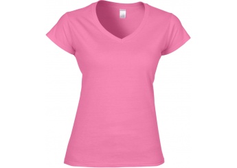 T-shirt de senhora com decote em V SOFT STYLE LADIES V-NECK Cores