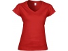 T-shirt de senhora com decote em V SOFT STYLE LADIES V-NECK Cores