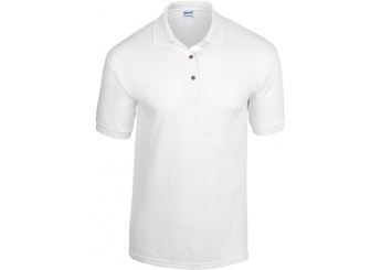 Polo Dryblend em jersey Branco