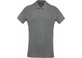 Polo piqu BIO de homem de manga curta Cores