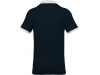 Polo de homem piqu bicolor