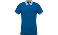 Polo de homem piqu bicolor