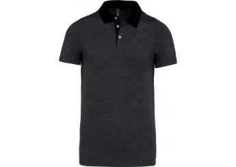 Polo de homem jersey bicolor