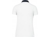 Polo de senhora jersey bicolor
