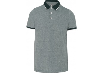 Polo mlange bicolor de homem