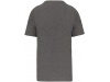 T-shirt de homem com decote redondo de manga curta Supima Grey Heather