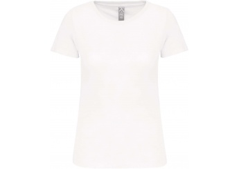 T-shirt de senhora BIO150 com decote redondo Branco