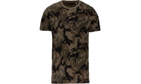 T-shirt camuflada de manga curta