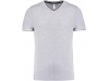 T-shirt de homem em malha piqu com decote V