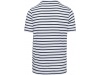 T-shirt s riscas estilo marinheiro de manga curta com bolso