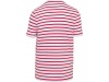 T-shirt s riscas estilo marinheiro de manga curta com bolso
