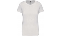 T-SHIRT DE SENHORA DE MANGA CURTA Branco