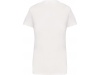 T-SHIRT DE SENHORA DE MANGA CURTA E DECOTE V Branco