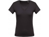 T-shirt de senhora com decote em V de manga curta Cores