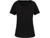 T-shirt de senhora Bio com decote sem costuras de manga curta Cores