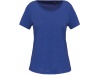 T-shirt de senhora Bio com decote sem costuras de manga curta Cores