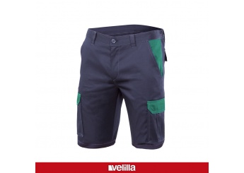 BERMUDAS STRETCH MULTIBOLSOS BICOLOR