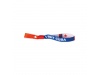 Pulseira de polister com logo tecido