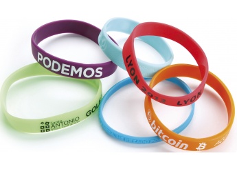 Pulseiras de silicone