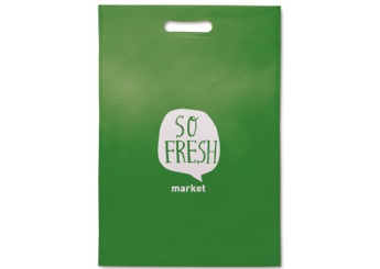 Saco de compras vertical plana (selo trmico)