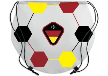 Saco de cordo de futebol